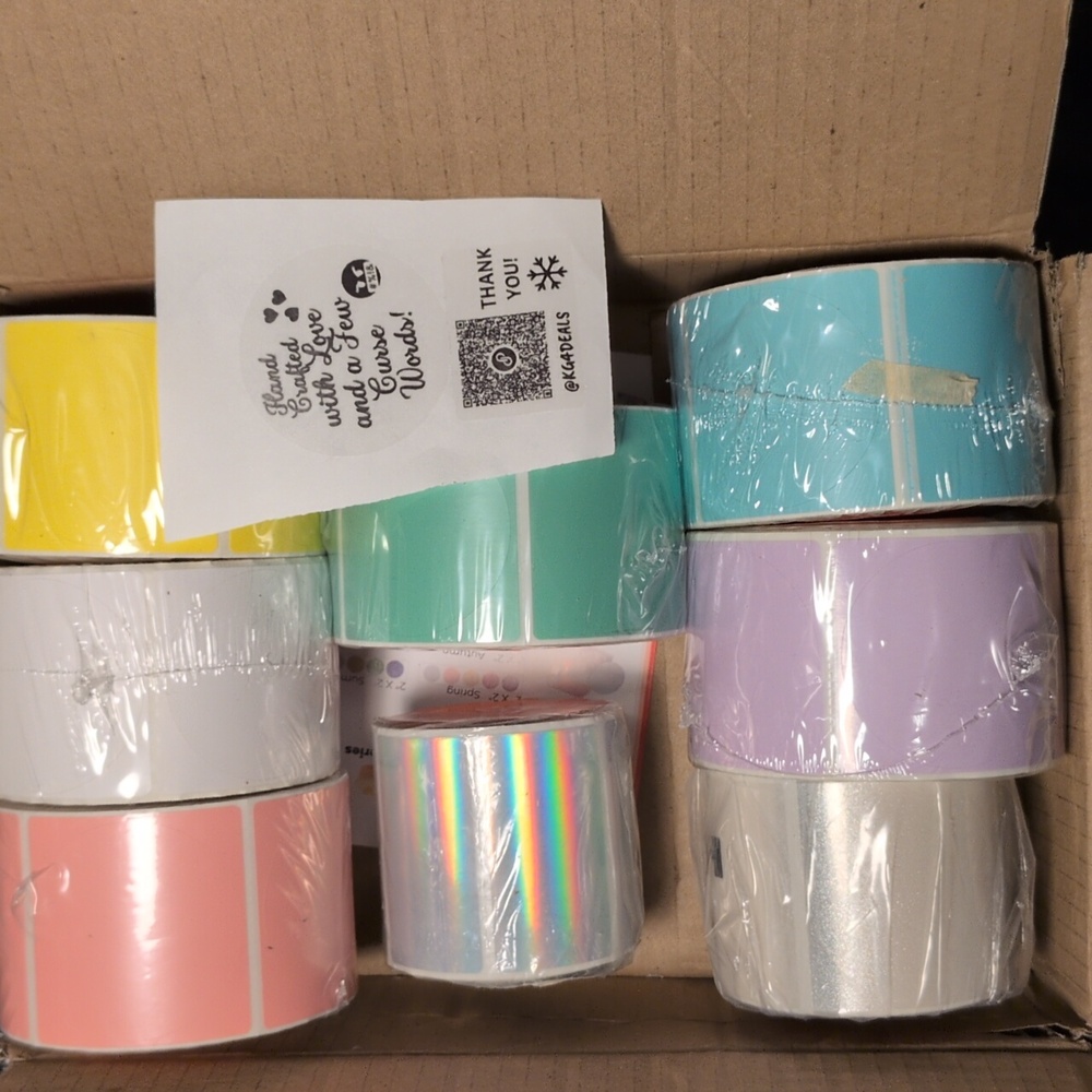 50 Personalized 2inch Circle Stickers With Color Of Your Chiice